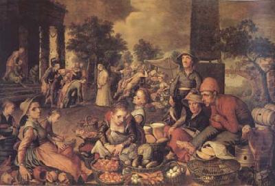 Pieter Aertsen Christ and the Adulteress (mk14) china oil painting image